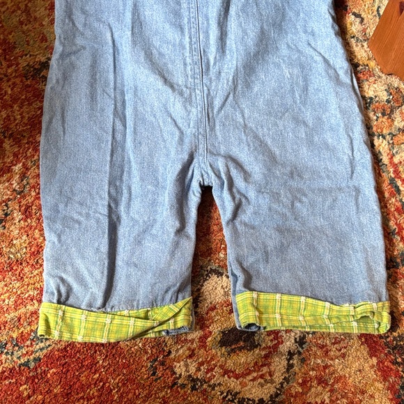 Vintage Kids Denim Overalls with Frog Embroidery - Picture 11 of 11